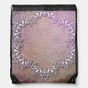 Unique art drawstring bag