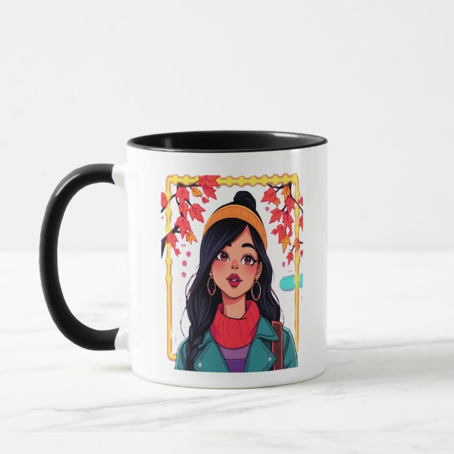 Unique Art Mug – Perfect Cozy Gift for Her (Left)