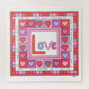 Unique Art Puzzle - Love