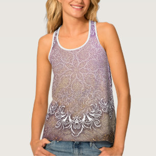 Unique art tank top