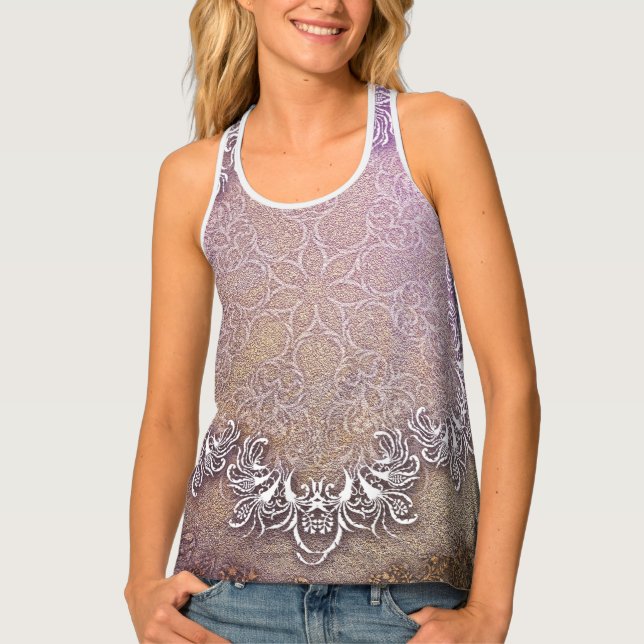Unique art tank top (Front)