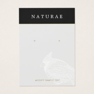 Unique Artistic Bird Earring Jewelry Display