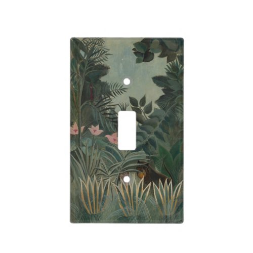 Unique Artistic Jungle Painting Henri Rousseau Light Switch Cover