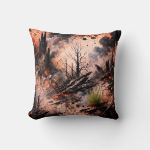 Unique Artistic Throw Pillow