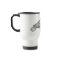 Unique Artsy Floral Sea Turtle Travel/Commuter Mug