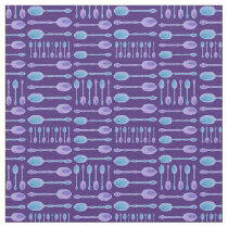 Unique Artsy Spoons! (Purple) Fabric