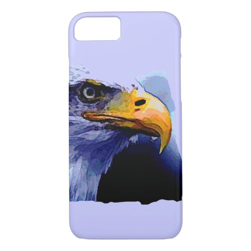 Unique Artwork Eagle Eye iPhone 7 Case