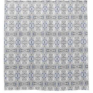 Unique Artwork Pattern Shower Curtain