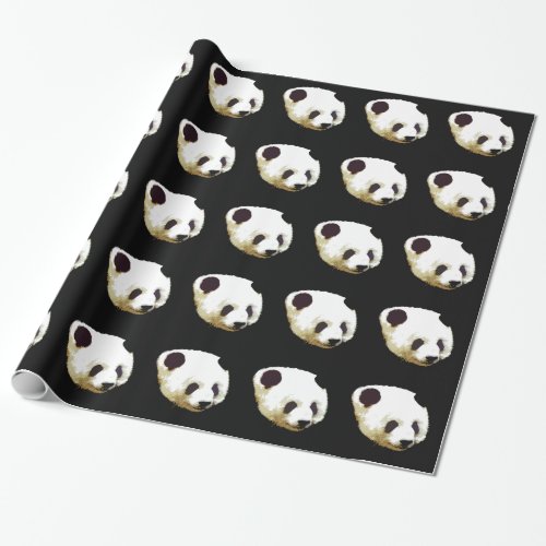 Unique Attractive Panda Wrapping Paper