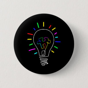 Unique Autism Awareness Illustration For Autism Su Button