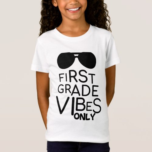 Unique Baby Boys 1st grade Vibes Only Kids shirts