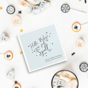 Unique Baby Spell Halloween Boy Baby Shower Paper Napkins
