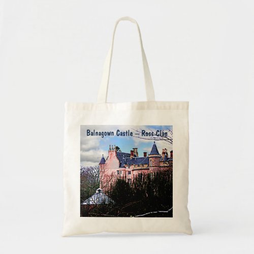 Unique Balnagown Castle  Ross Scottish Clan Tote Bag