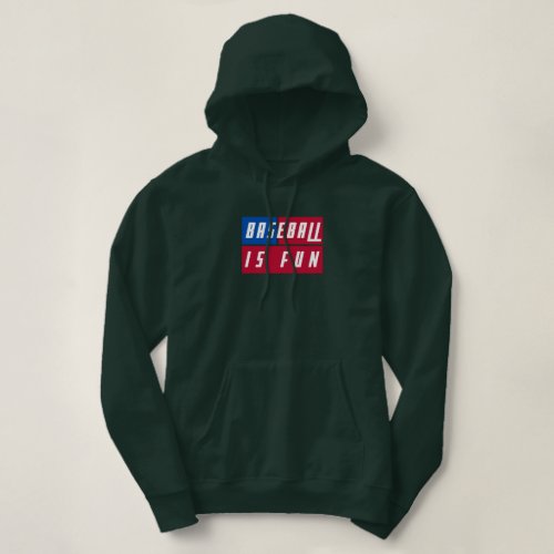 Unique Baseball Is Fun On American Flag Colors Hoodie