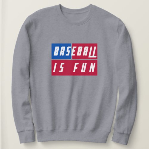 Unique Baseball Is Fun On American Flag Colors Sweatshirt