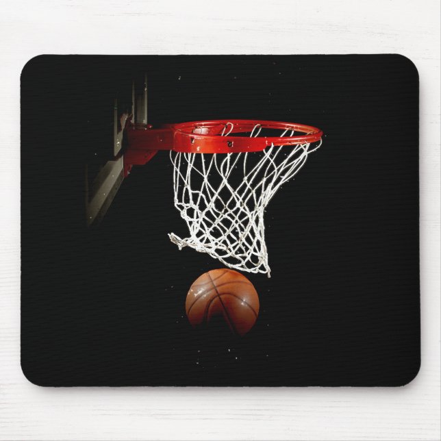Unique Basketball Artwork Mousepad (Front)