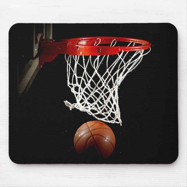 Unique Basketball Artwork Mousepad (Front)