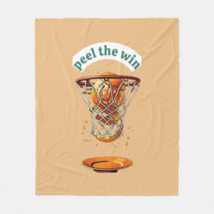 Unique basketball lover gifts peel the win fleece blanket