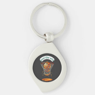 Unique basketball lover gifts peel the win keychain