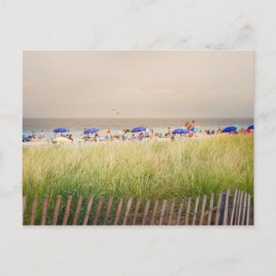 Unique Beach postcard vintage feel.
