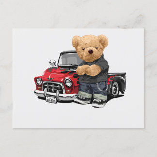 Unique Bear Series-4 Postcard