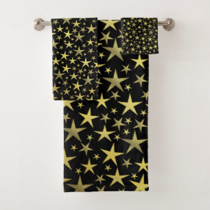 unique, beautiful, colorful, painted pattern a gre bath towel set
