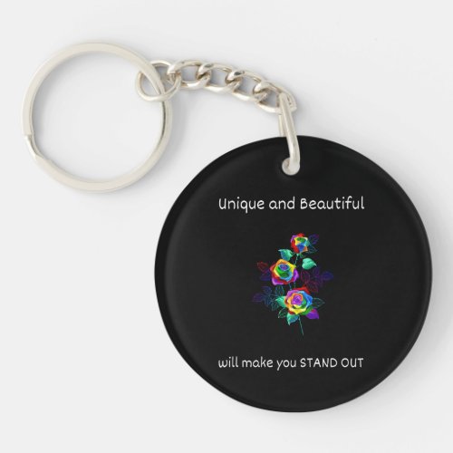Unique  Beautiful will make you stand out Keychain