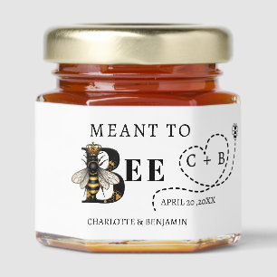 Unique Bee Theme Wedding Honey Jar Favors