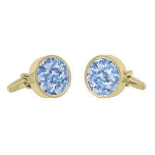 Unique Best Man Gift Camouflage Motif Cufflinks