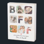 Unique BFF Gifts Best Friends Forever Besties Wooden Box Sign<br><div class="desc">Unique BFF Gifts Best Friends Forever Besties</div>