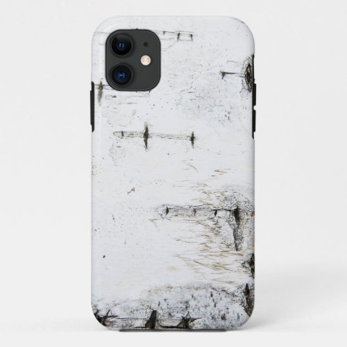 Unique birch bark phone case
