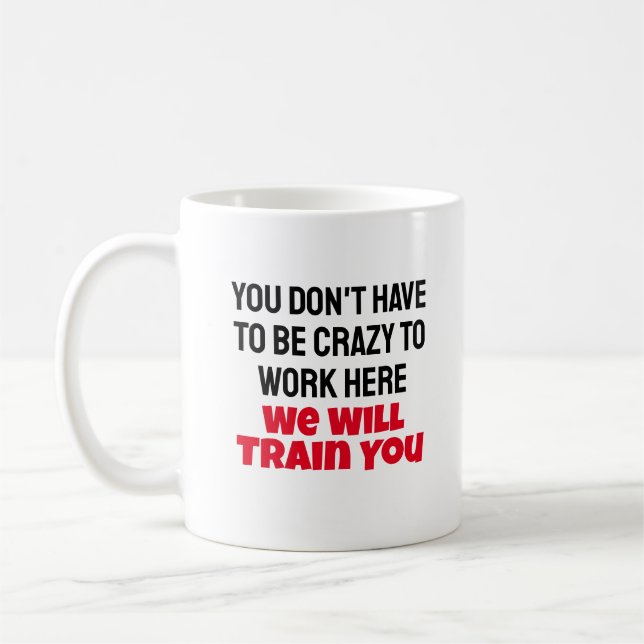 Unique Birthday and Holiday Gifts for Coworker Coffee Mug (Left)