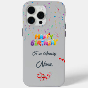 Unique Birthday iPhone 15 Pro Max Case