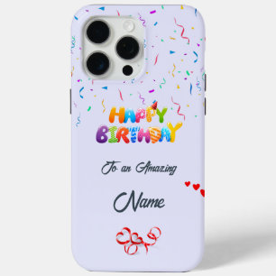 Unique Birthday iPhone 15 Pro Max Case