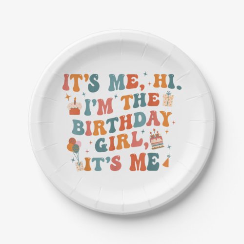 Unique Birthday Party Its Me Hi Im The Birthday Gi Paper Plates