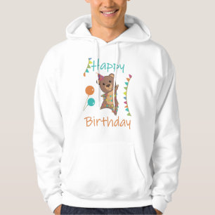 Unique Birthday Wishes Happy Birthday To You Bear Hoodie
