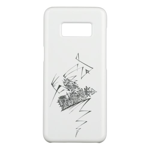 Unique Black White Abstract Art Case_Mate Samsung Galaxy S8 Case