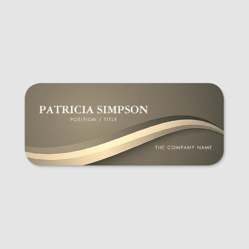 Unique Blend Of Modern Style  Professional Polish Name Tag