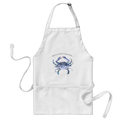 Unique Blue Crab Boil Adult Apron