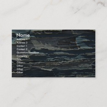 Unique Blue Peeling Paint On Wood Business Card by inspirelove at Zazzle