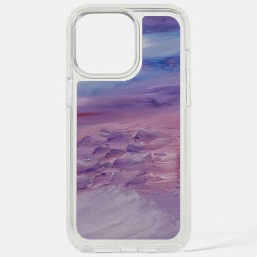 Unique Blue Purple Pink White Abstract  iPhone 15 Pro Max Case