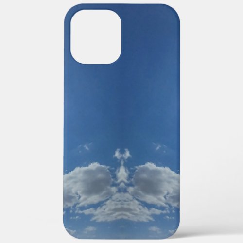 Unique Blue White Green Abstract Nature iPhone 12 Pro Max Case