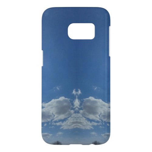 Unique Blue White Green Abstract Nature Samsung Galaxy S7 Case