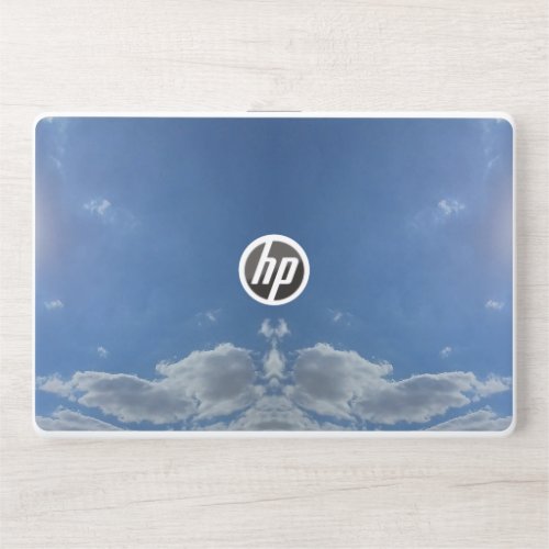 Unique Blue White Green Abstract Nature HP Laptop Skin