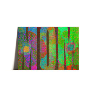 Unique Boho Floral Happy Mothers Day Sentiment Holiday Card