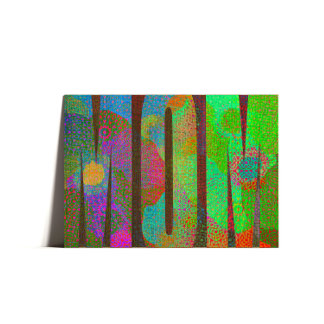 Unique Boho Floral Happy Mothers Day Sentiment Holiday Card