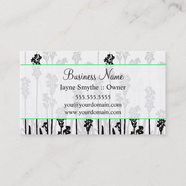 Unique Bold Business Card Template (Front)