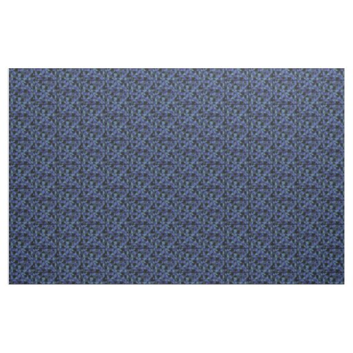Unique Bold Hip Geometric Blue Cyan Gray Black Fabric