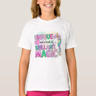 Unique & Brilliant Magic Unicorn T-Shirt for Girls