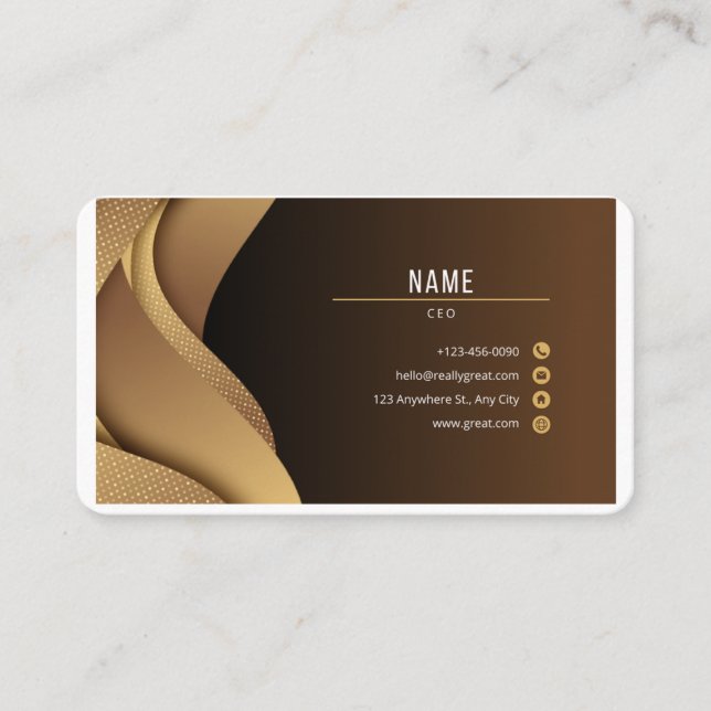 Unique Business call card (Front)